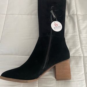 Blondo black suede waterproof boot size 11